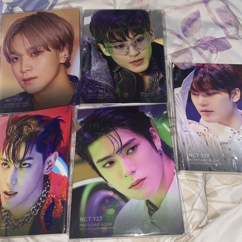 special postcard book nct mark haechan jaehyun taeyong taeil sealed