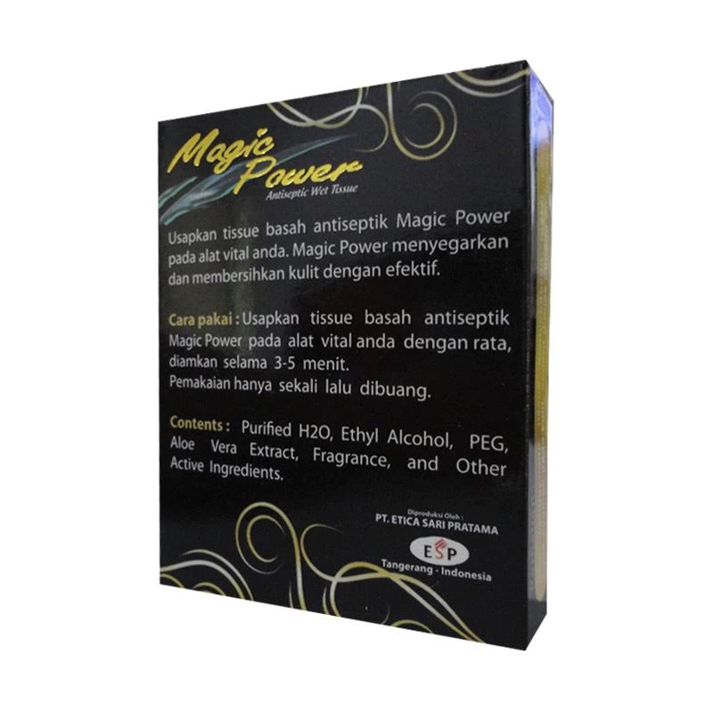 MAGIC POWER ANTISEPTIC TISU MAGIC ANTISEPTIC - 4 VARIAN