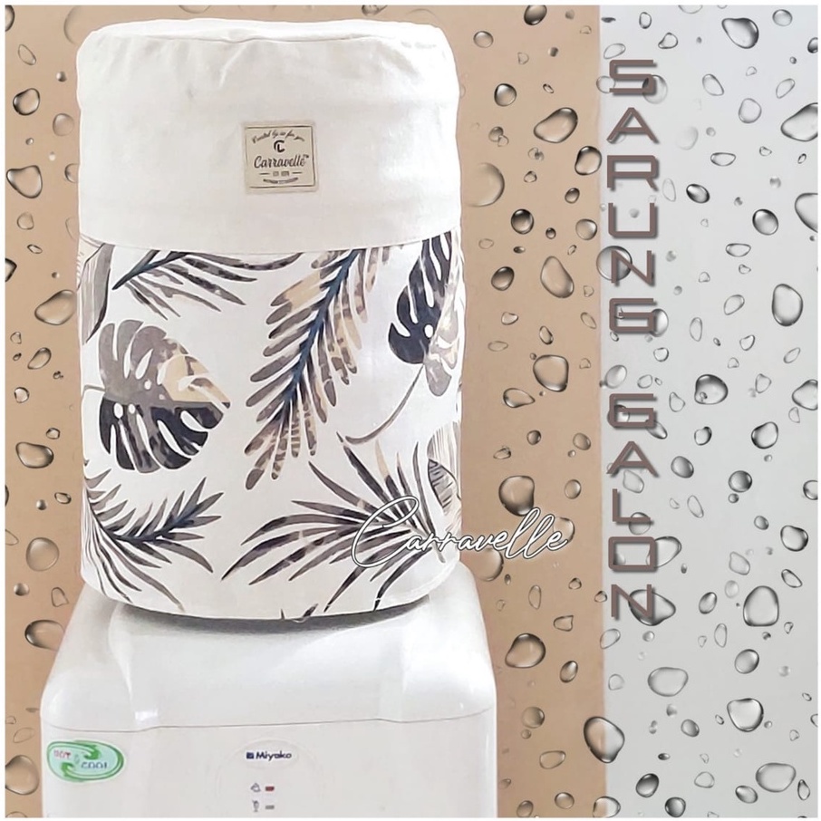 Cover Penutup Dispenser Sarung Galon Dispenser Kanvas Motif Bisa Custom Sablon Logo Merk Untuk Souvenir Gift Pernikahan