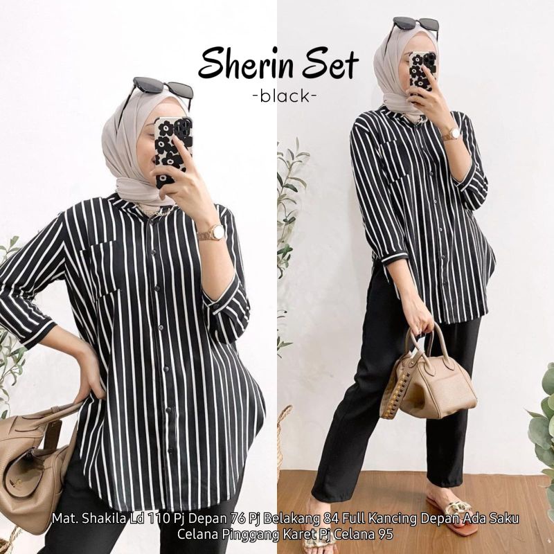 SETELAN WANITA TERBARU BUSUI SHERIN SET