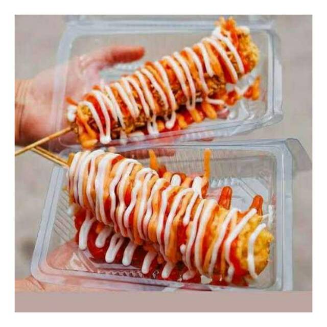 

Corndog mix topping