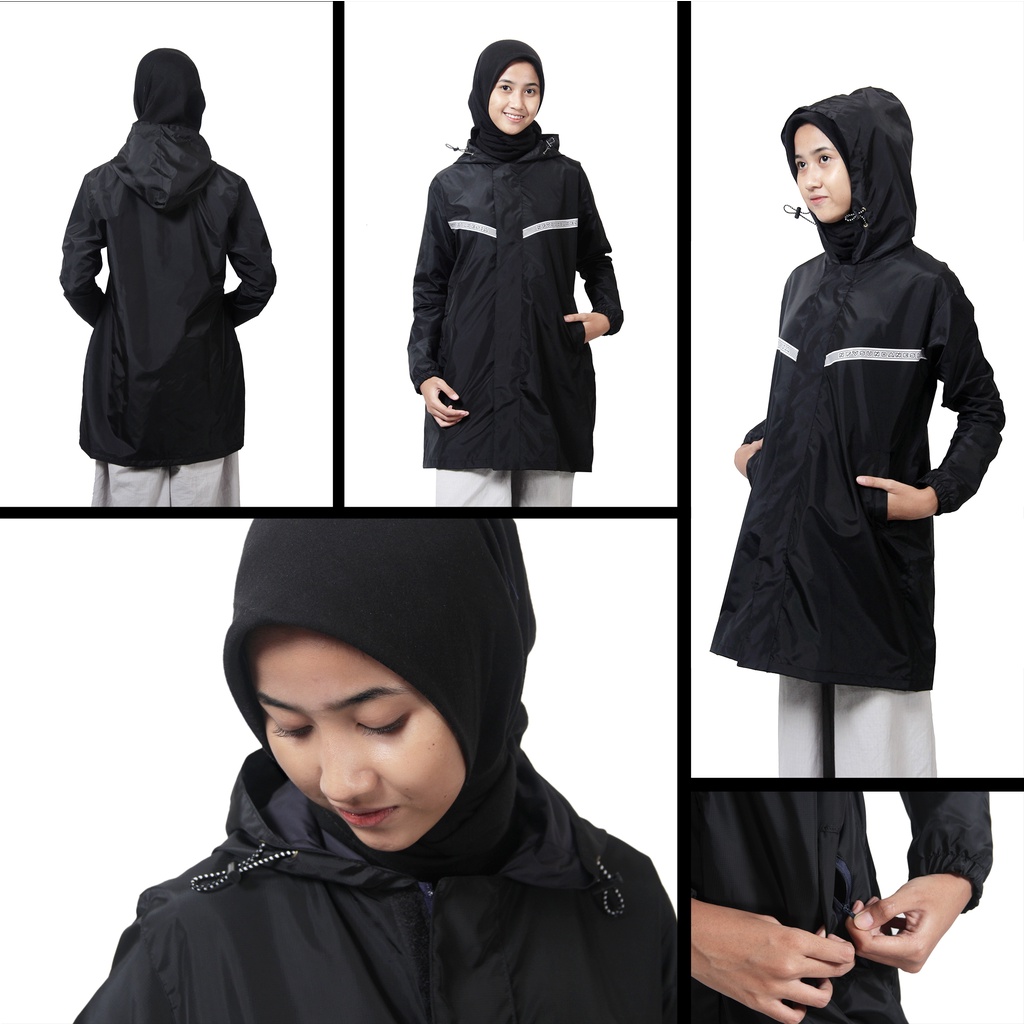 Jaket hijab /Jaket parasut / Jaket wanita / Outwear wanita /Jaket waterproof / Jaket terbaru