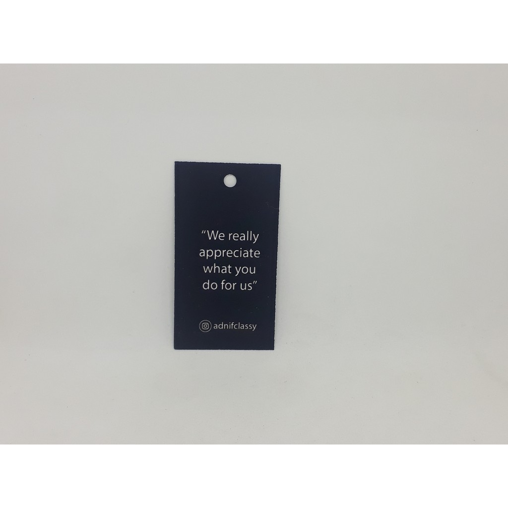 

Label Hangtag merk Murah Bebas Desain 5