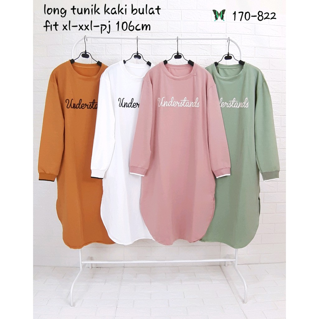  Tunik  kaos  wanita bahan  import  rd ld 110 Shopee Indonesia