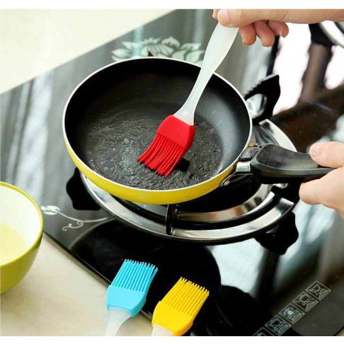 Grosir - H633 Kuas Silikon Oles Kue Roti / Barbeque BBQ / Silicone Brush / Kuas Brush Mentega