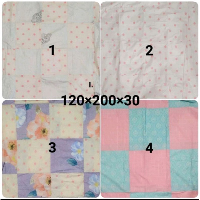 Sprei PERCA my love 120x200x30 single size tinggi 30 motif 1