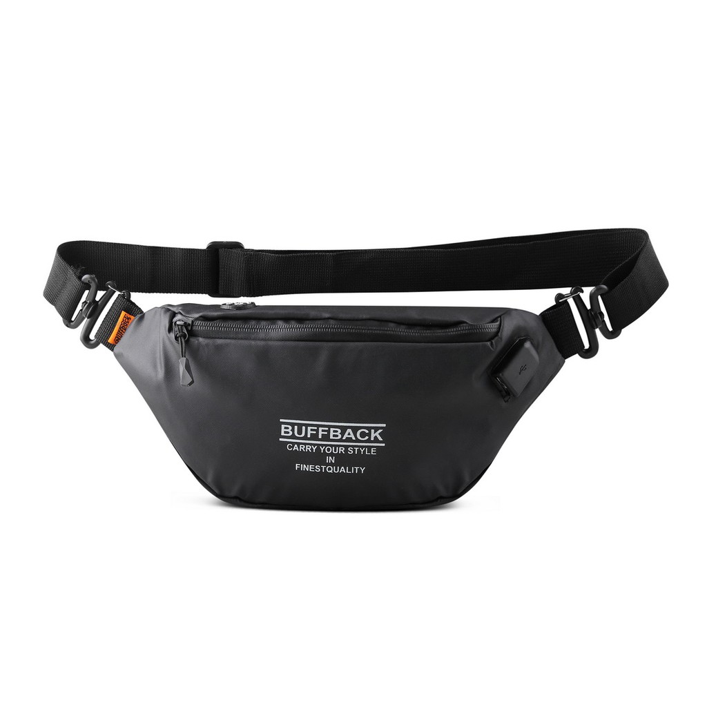 Tas Waistbag Selempang Waterproof Usb Buffback Bounds