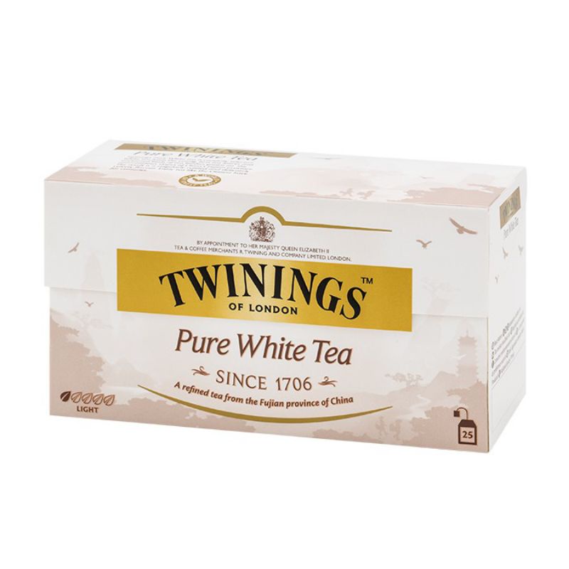 

TWININGS PURE WHITE TEA 25'S