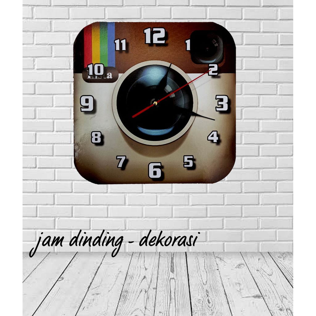 Jam Dinding Minimalis / Jam Dinding Shabby Chic / Wall Clock Desain Unik 10