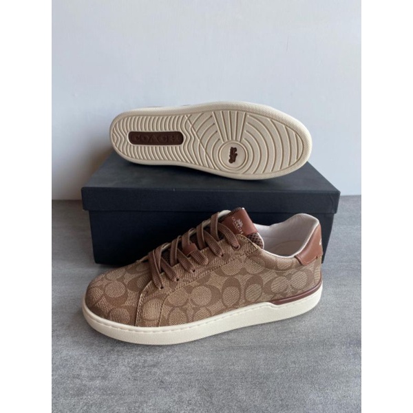 SEPATU PRIA SNEAKERS COACH LOWLINE SIGNATURE CHAMBRAY ORIGINAL