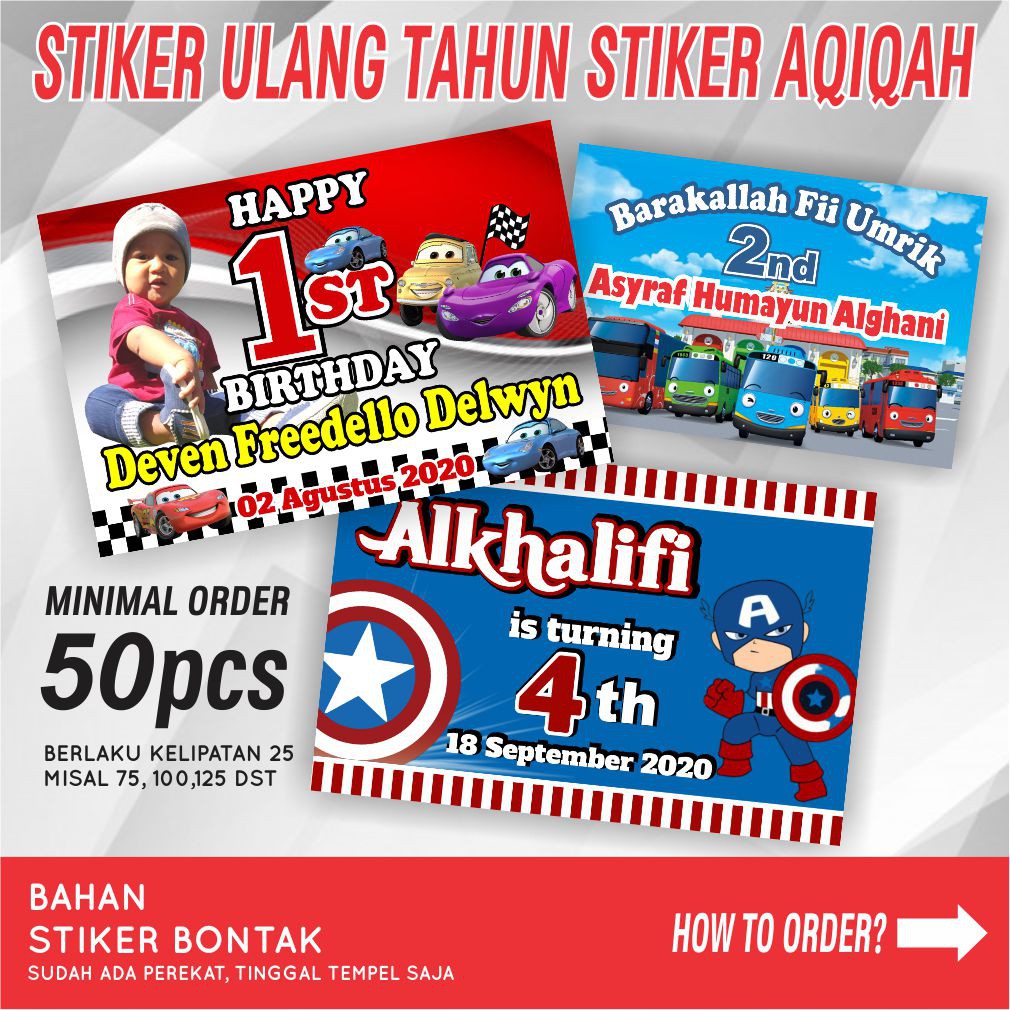 

STIKER AQIQAH / STIKER ULANG TAHUN