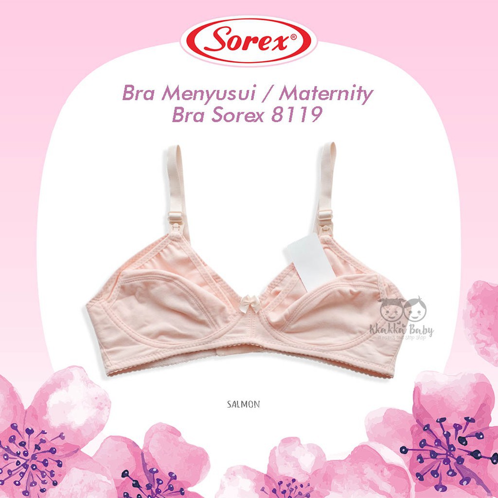 Bra Menyusui Sorex 8119 / Maternity Bra / BH Tanpa Busa TANPA KAWAT