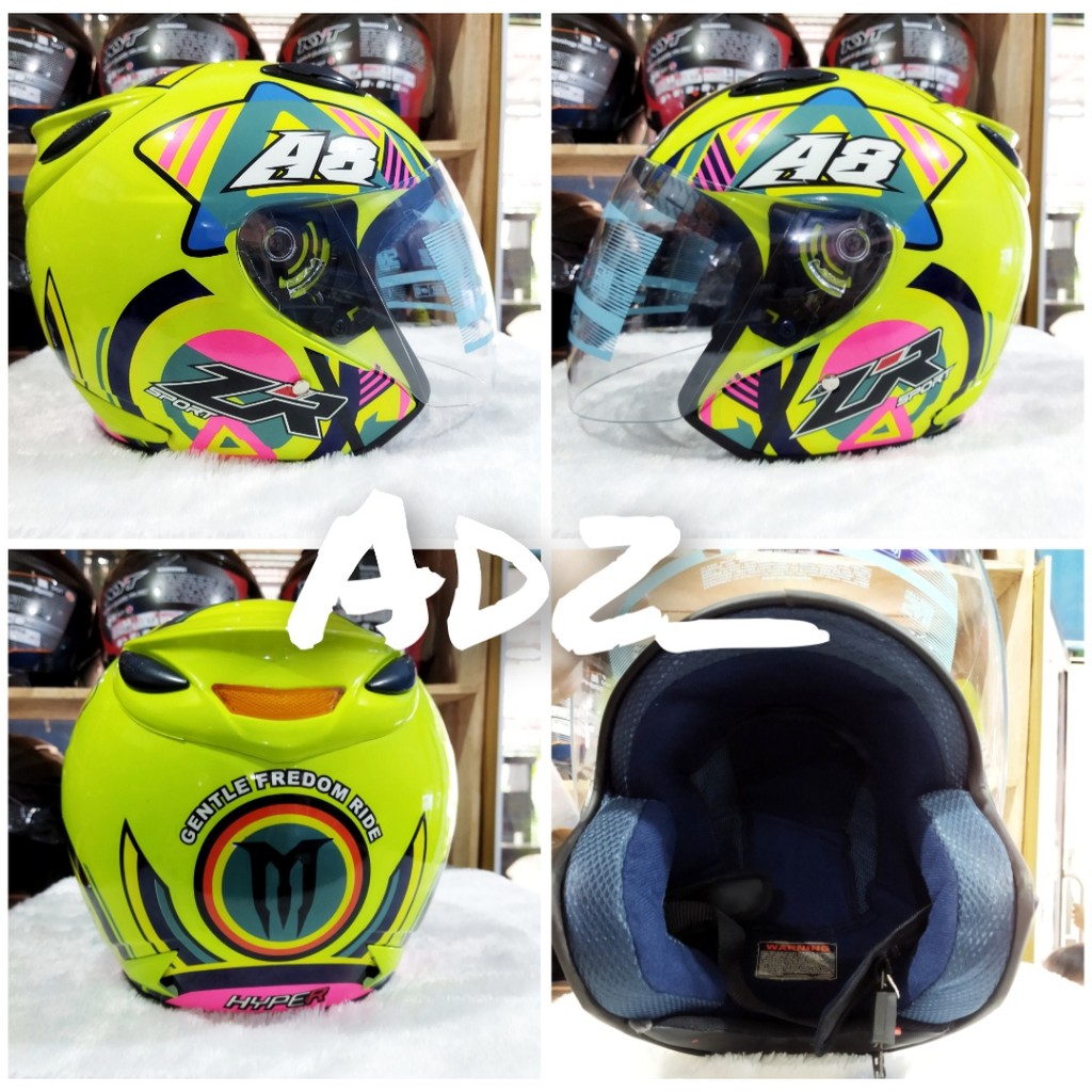 Helm INK KW CENTRO MOTIF !! KWALITAS OK !!