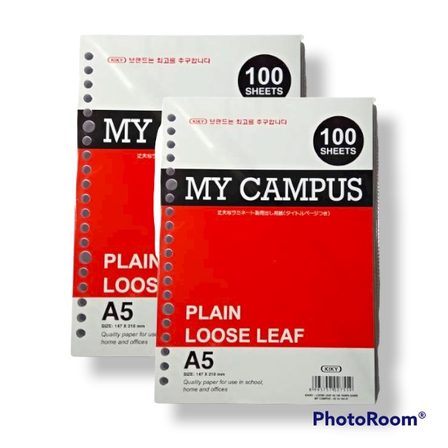 

Kiky Loose Leaf POLOS A5 50 Lembar Kertas Binder Ukuran A5 - Satuan