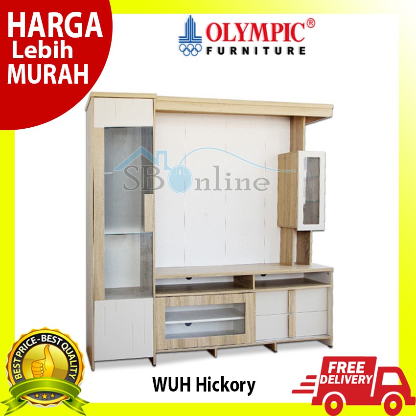 Olympic Gold Series Rak Lemari TV - Wuh Hickory