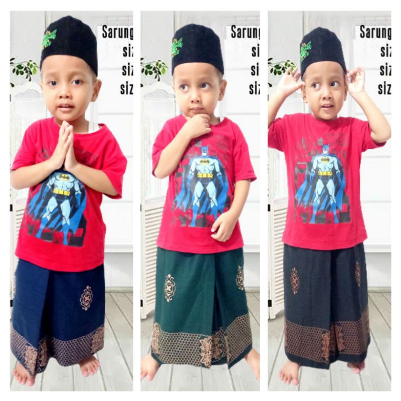 SARUNG BATIK INSTAN / SARUNG BATIK ANAK / SARUNG ANAK MOTIF BATIK
