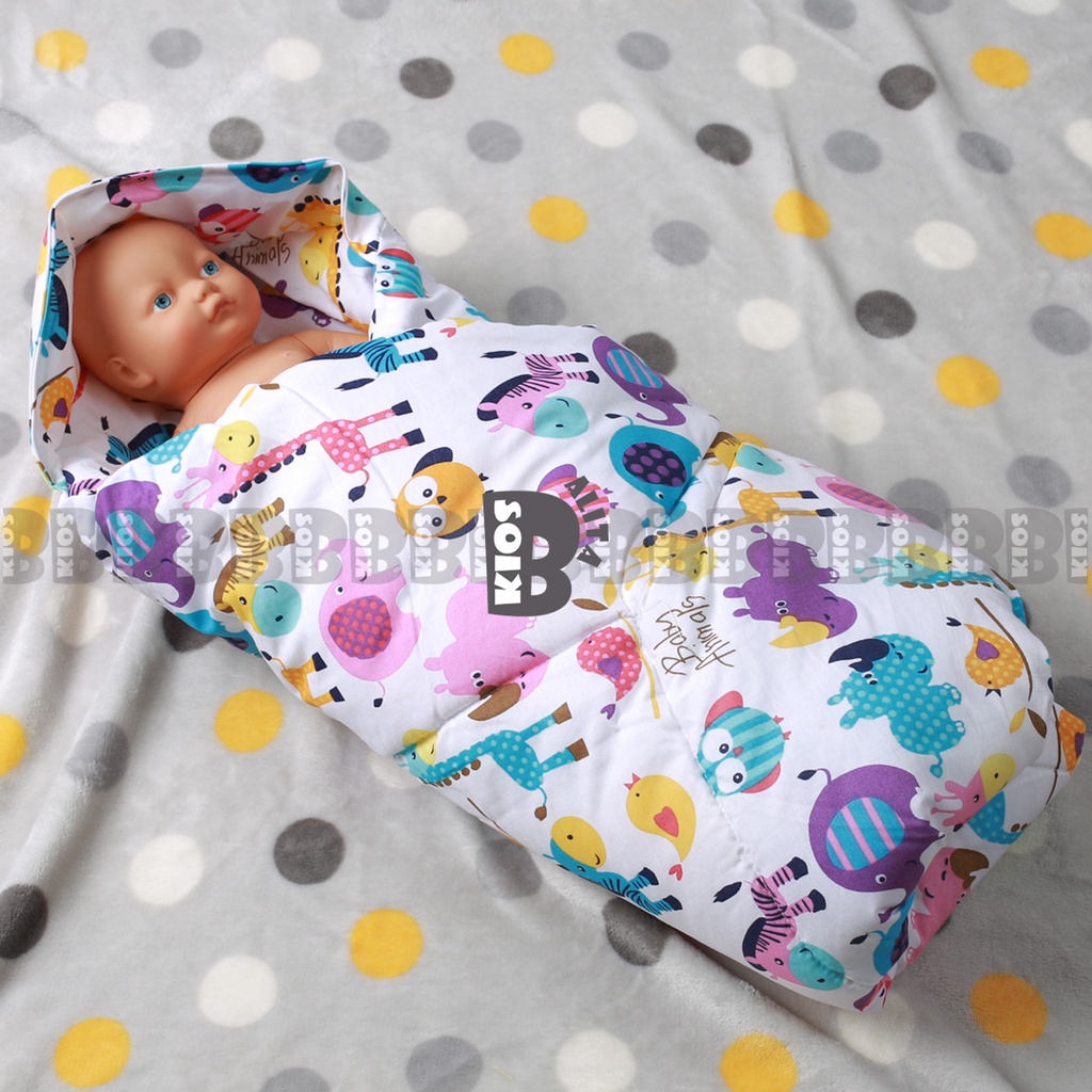 selimut topi bayi - baby blanket - hoodie blanket baby / kado lahiran bayi