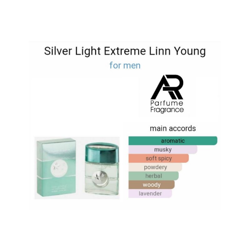 ARparfum SILVER LIGHT EXTREME PARFUM PRIA SPORT Parfum Inspired Tahan Lama Aroma Lembut.