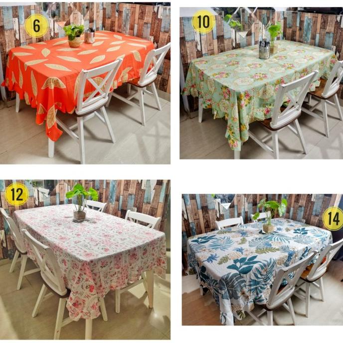 Shafiyyah.sarban Taplak Meja Makan Rempel/Rumbai