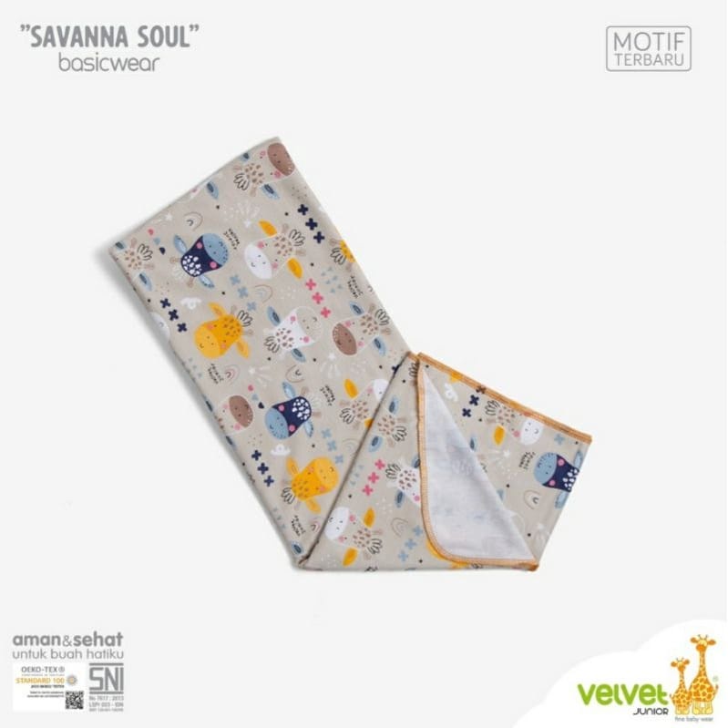 Velvet Junior Bedong Savanna Soul Series - Isi 3 &amp; 6 Pcs