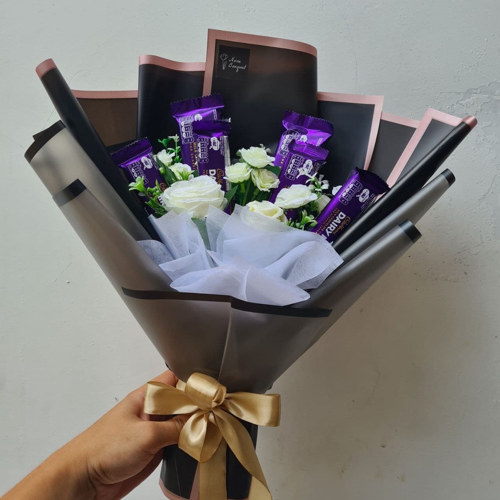 Buket Coklat | Buket Dairy Milk | Buket Snack | Buket Hadiah | Buket Wisuda | Cadbury | Buket Valentine | Buket Coklat Valentine