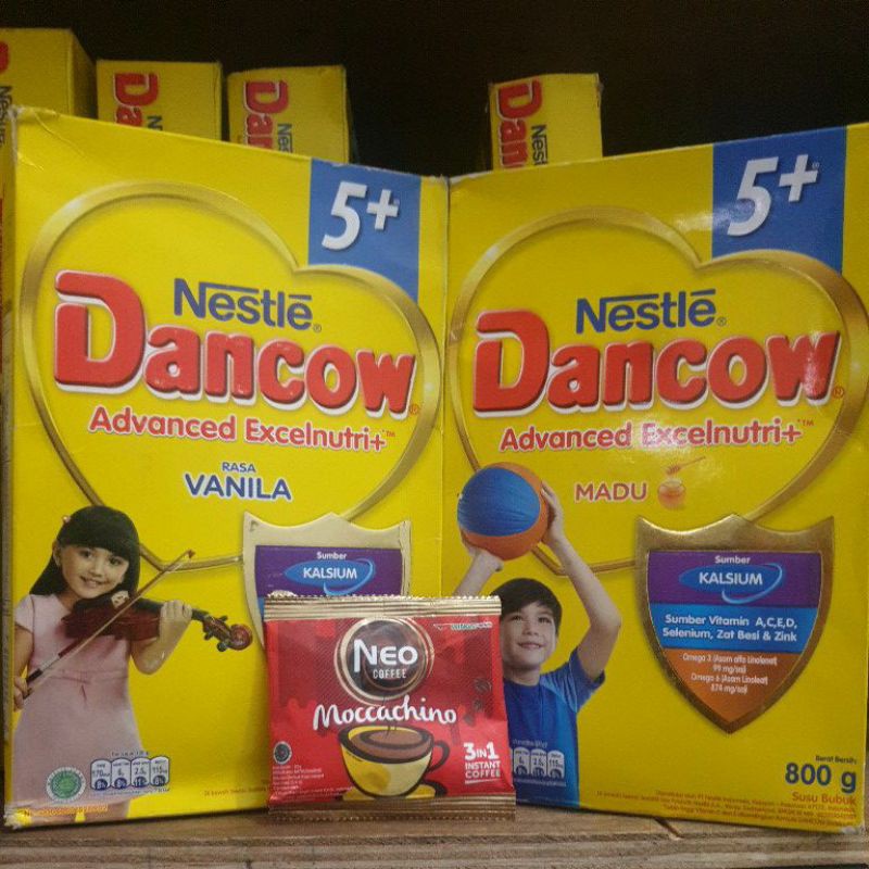 Dancow 5+ madu / vanila 800gr promo