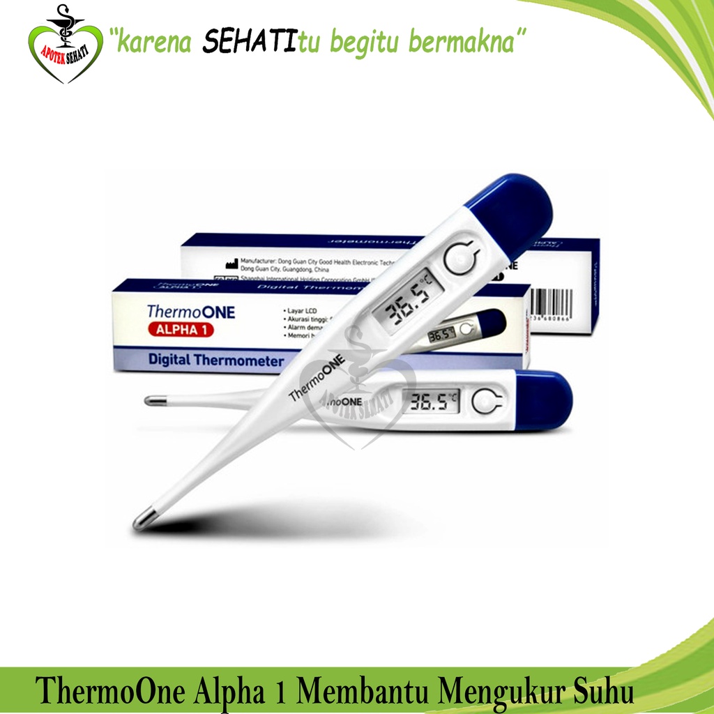 Thermo One Termometer Digital Alpha Mengukur Suhu Badan