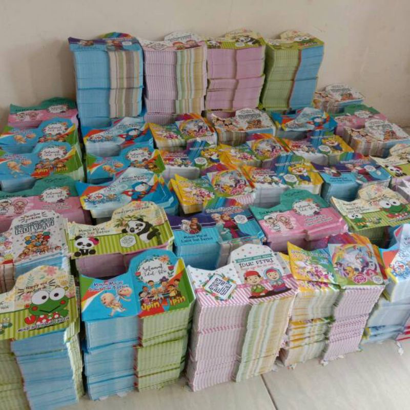 

Amplop lembaran lebaran isi 100 free plastik