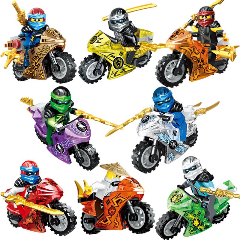 mainan lego ninja 61081 brick edukasi blok 8 varian murah
