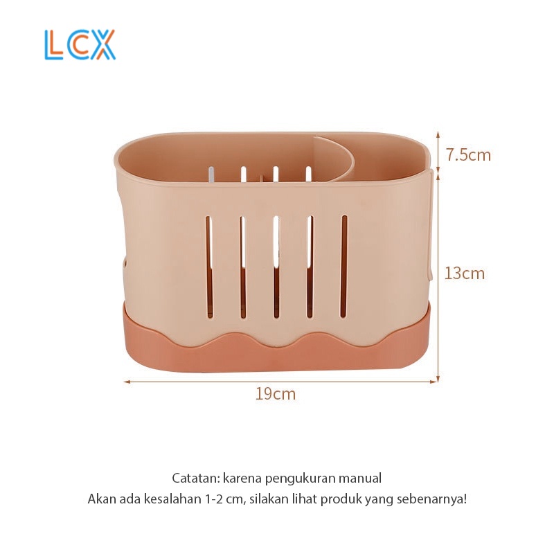 LCX Premium Cutlery Holder Tempat Sendok Garpu Drainer Rak Sendok Garpu Meja Motif Berdiri VS-67