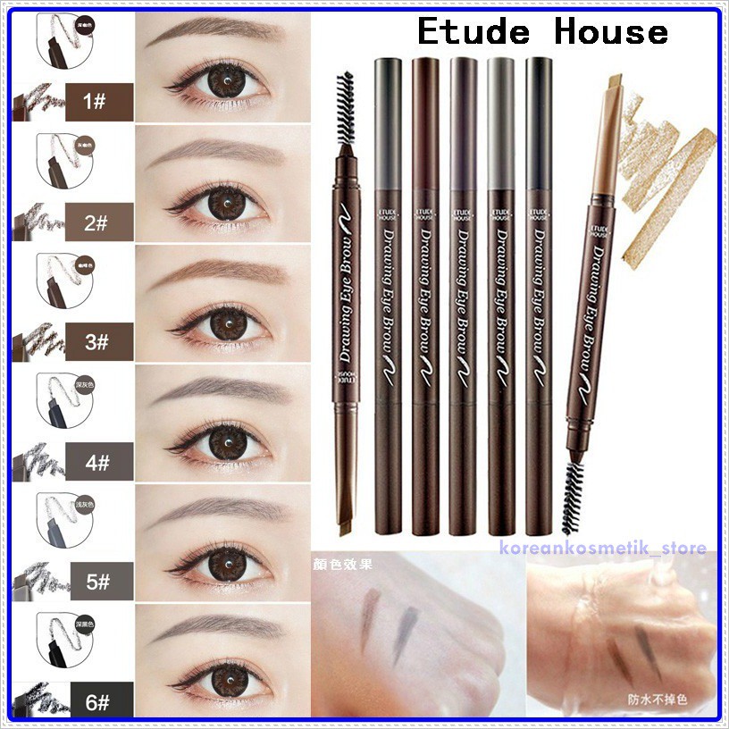 Jual Pensil Alis Etude House Drawing Eyebrow Original Pensil Alis Etude House 100 Korea Indonesia Shopee Indonesia