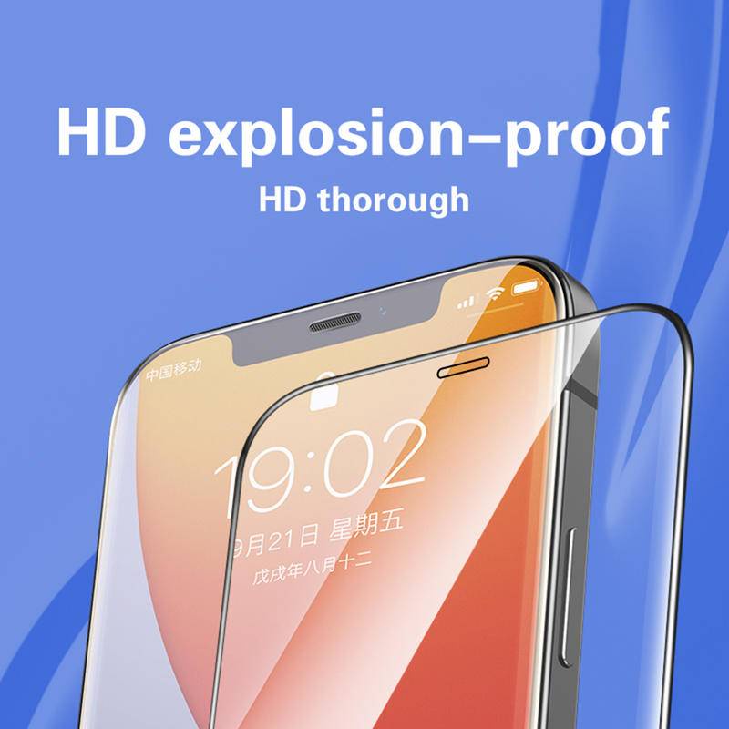 Pelindung Layar Tempered Glass Untuk iPhone 11 12 Pro Max Mini 7 8 Plus X XS Max XR SE 2020