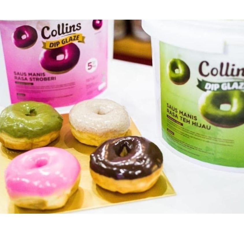 

ONGKIR9RB COLLINS DIP GLAZE Repack 250gr - Toping Donat / Toping Pisang Nugget / Toping Roti