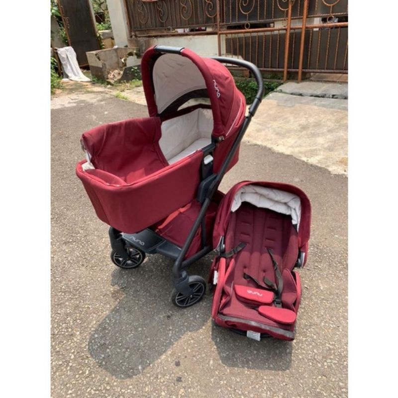 PRELOVED STROLLER NUNA MIXX 2 BERRY/PRELOVED STROLLER NUNA/PRELOVED STROLLER/STROLLER NUNA MIXX 2 BE