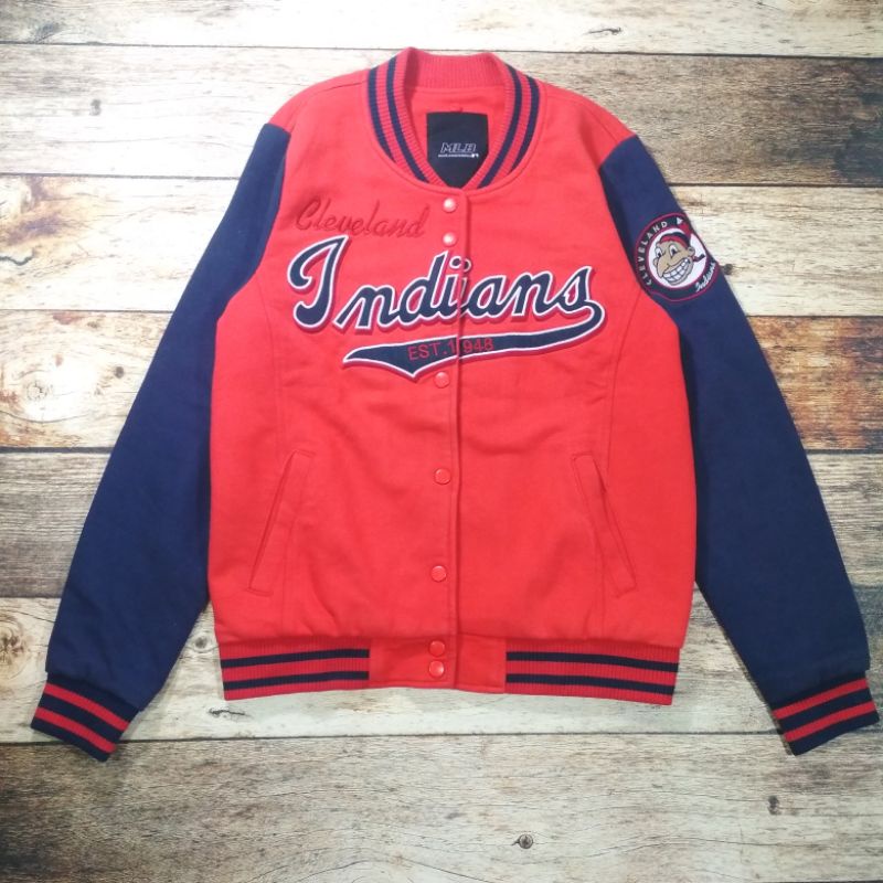 Jaket Varsity MLB Indians