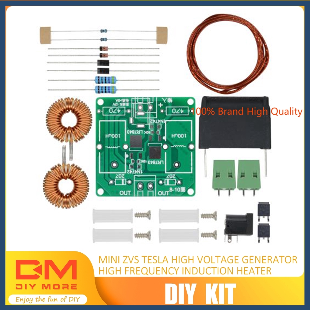 〖Factory Supplier/COD〗 ZVS Tesla High Voltage Generator High Frequency Induction Heating Machine  Kits
