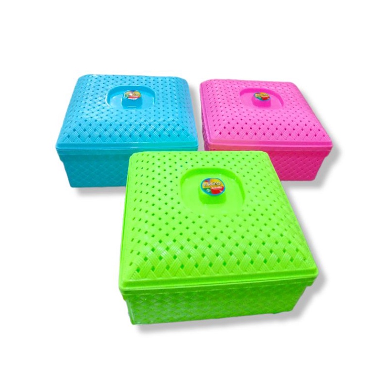 Wakul Plastik Eriko Motif Anyam ER200