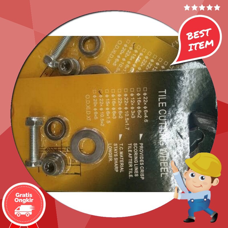 Jual Mata Pisau Potong Keramik Gs Bearing Gs Blitz Murah Berkualitas