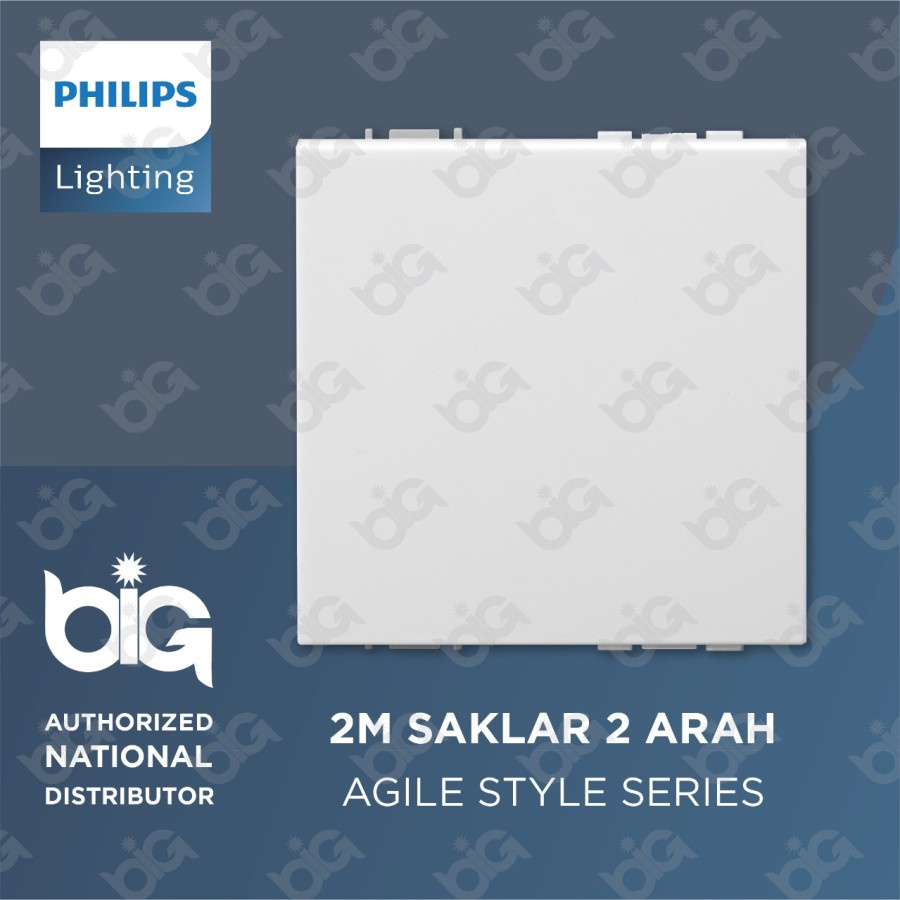 PHILIPS Agile Style Saklar 2M 2 Arah Agile Style Modular