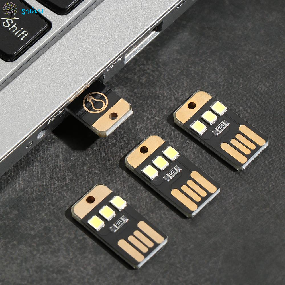 mini LED USB Lampu Malam Keyboard Laptop Senter Emergency Light Lamp