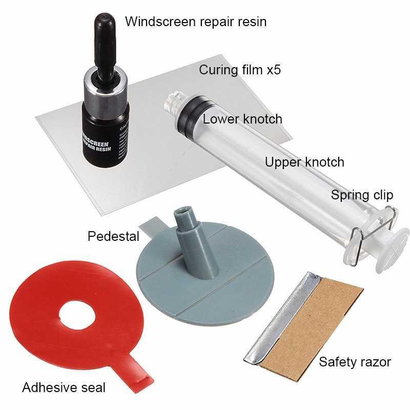 Alat Reparasi Kaca Mobil Retak Windshield Repair Kit - XJ-01 [No Color]