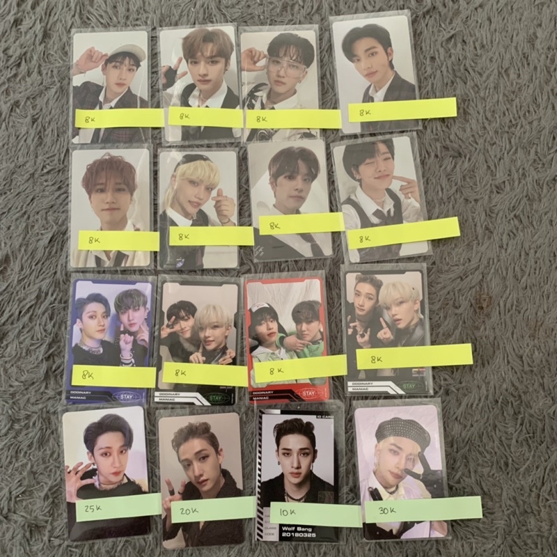 [ OFFICIAL ] Photocard Stray Kids Bang Chan Hyunjin Changbin Felix Oddinary Christmas Evel