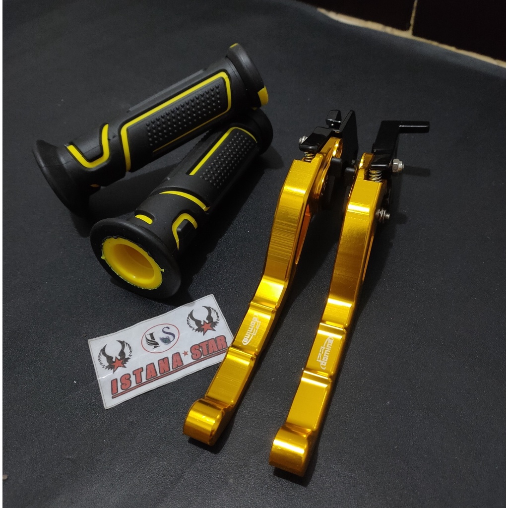 handle rem plus kopling cb 150 r old cb 150 r new megapro cnc emas plus handgrip terbaru