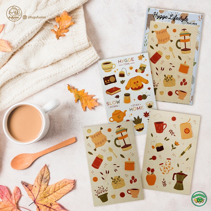 

Sticker / Stiker Deco Aesthetic Pack Hygge Lifestyle 004 Utk Laptop, Buku, Diary, Journal, dll