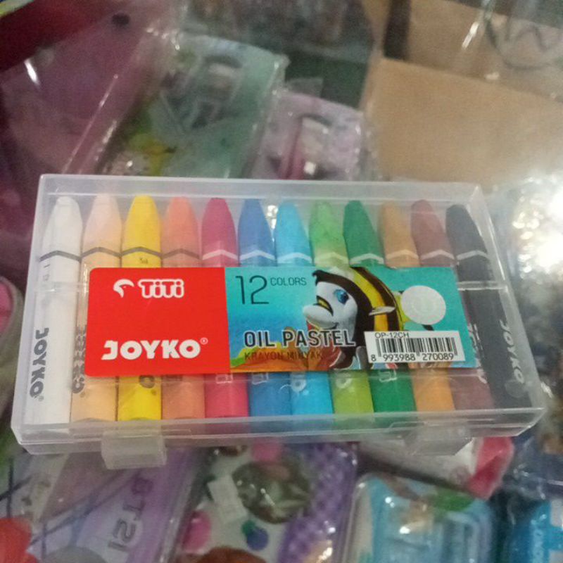 

Crayon TITI / JOYKO 12 warna HEXAGONAL