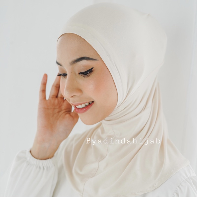 𝐁𝐘 𝐀𝐃𝐈𝐍𝐃𝐀 Inner Ninja Resleting Antem Kaos Premium Ciput Anti tembem Hijab malay