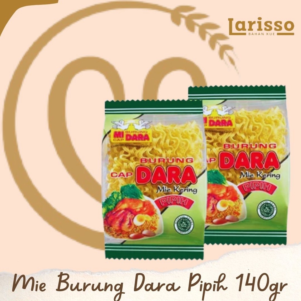 

MIE KERING PIPIH CAP BURUNG DARA 140GR