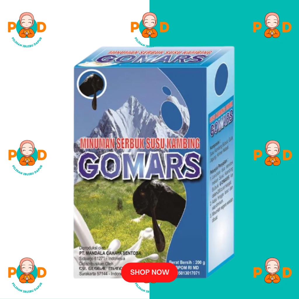 

GOMARS SUSU KAMBING BUBUK 200GRAM