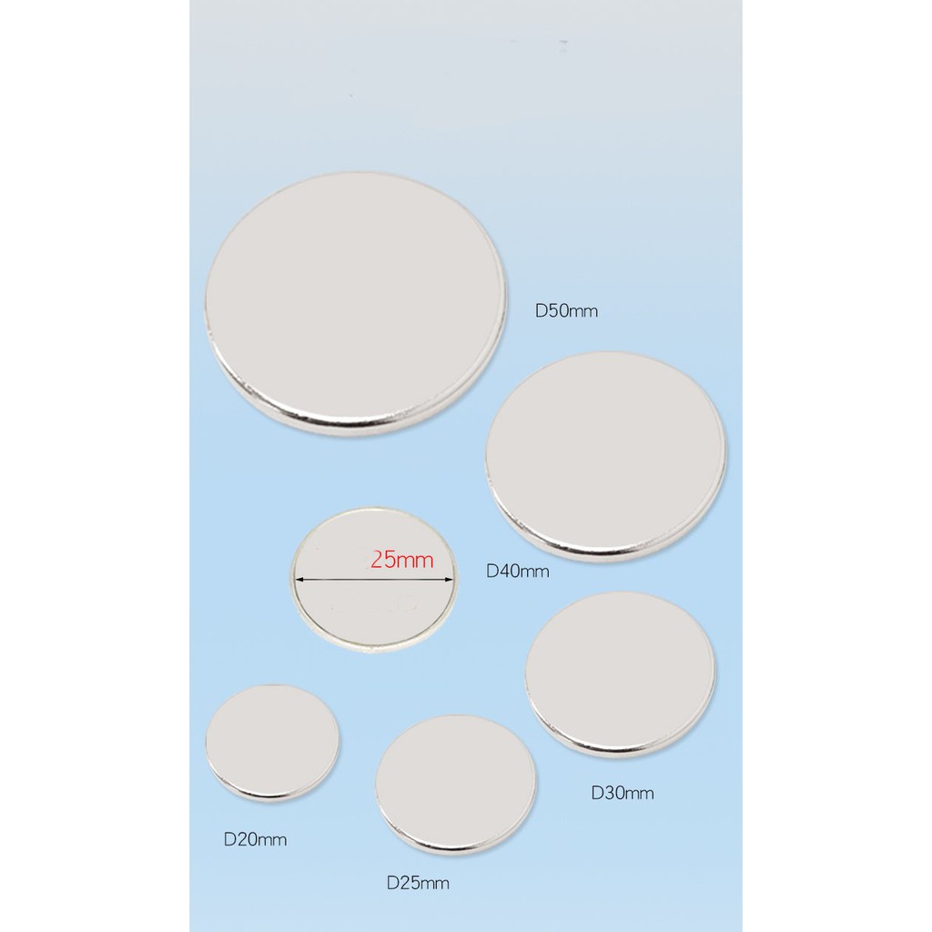 Magnet Neodymium Bulat Diameter 10mm dan 15mm