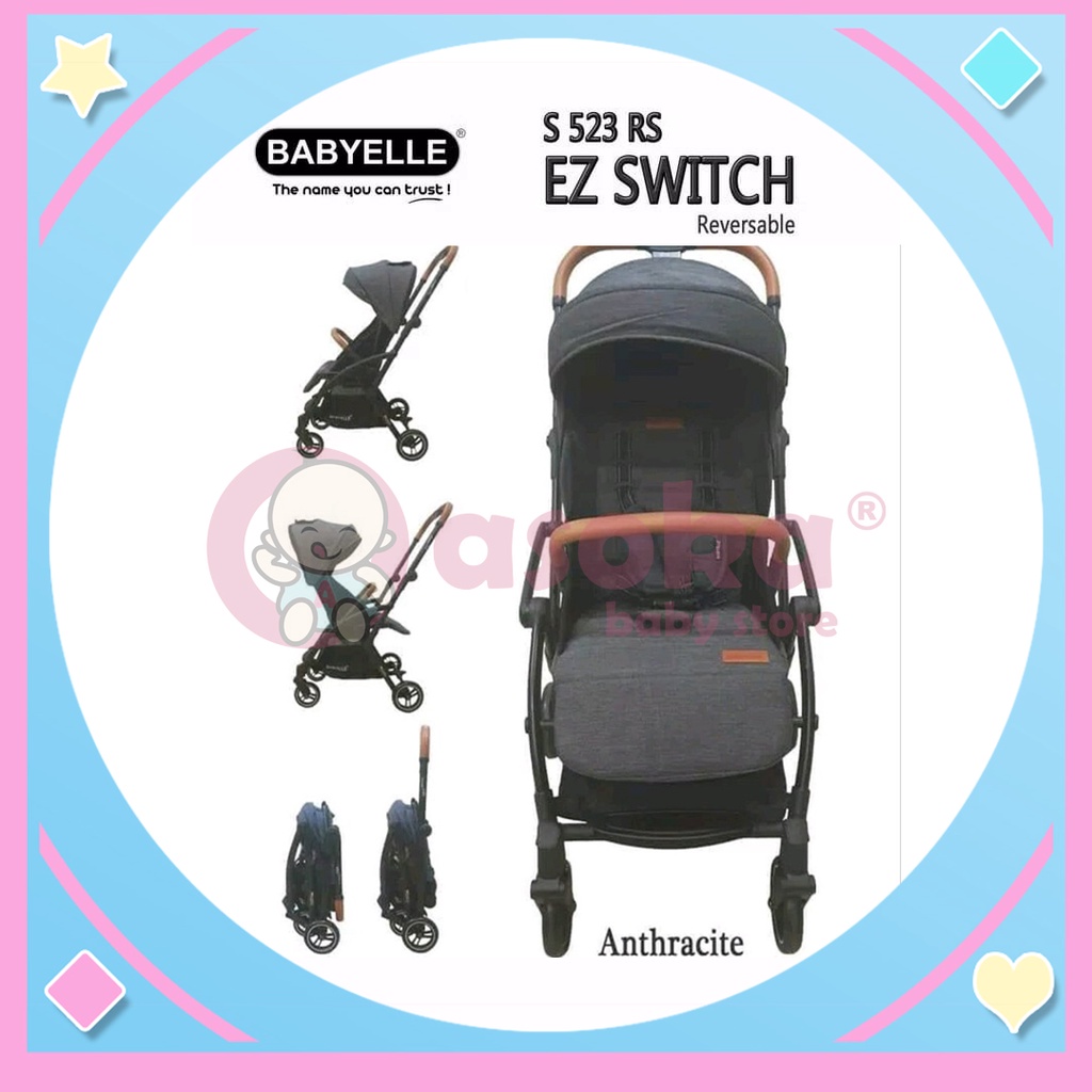 Stroller Babyelle EZ Switch S523 RS - Kereta Dorong Bayi ASOKA